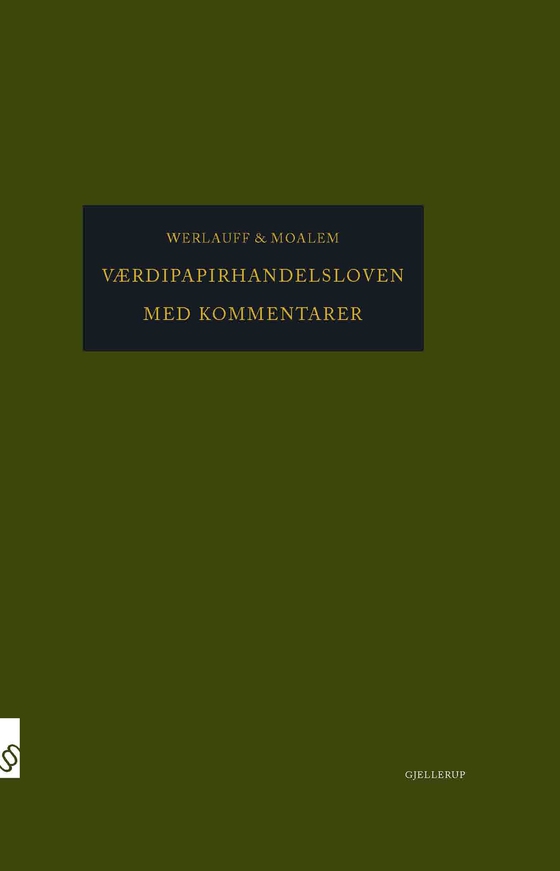 Værdipapirhandelsloven med kommentarer (e-bog) af Dan Moalem