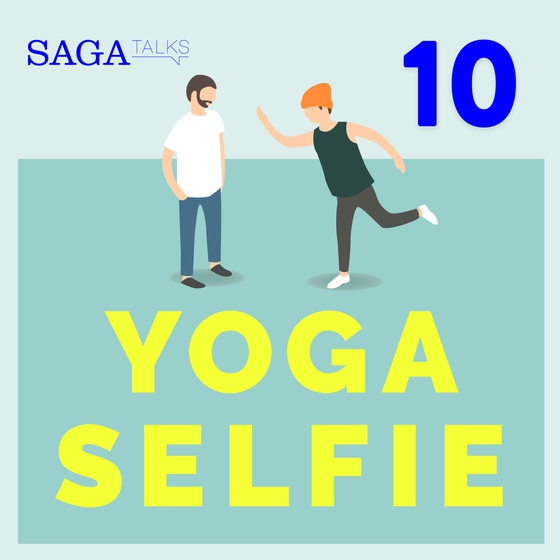 Yogaselfie #10 - Finalen på Møns klint