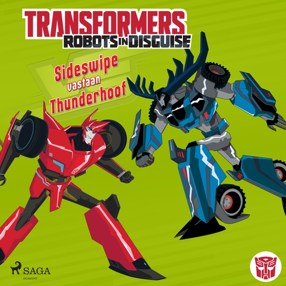 Transformers - Robots in Disguise - Sideswipe vastaan Thunderhoof (lydbog) af John Sazaklis