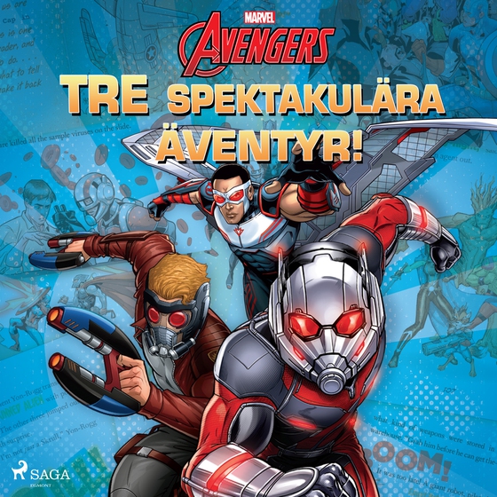 Avengers - TRE spektakulära äventyr! (lydbog) af Marvel