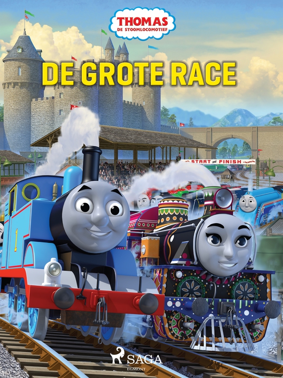 Thomas de Stoomlocomotief - De grote race (e-bog) af Mattel
