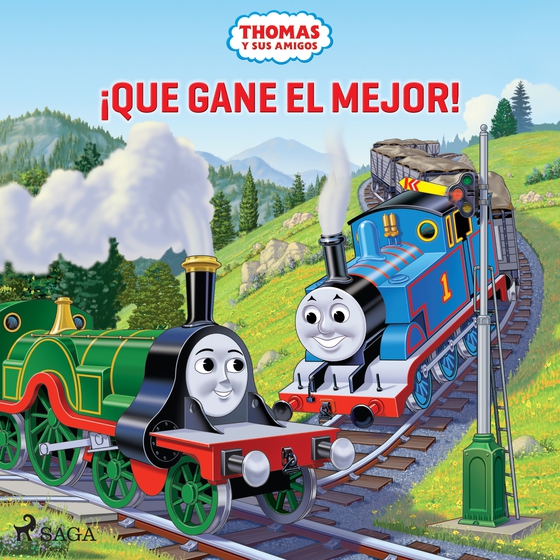 Thomas y sus amigos - ¡Que gane el mejor! (lydbog) af Mattel