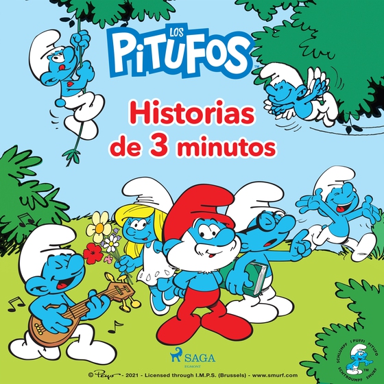 Los Pitufos - Historias de 3 minutos (lydbog) af Peyo