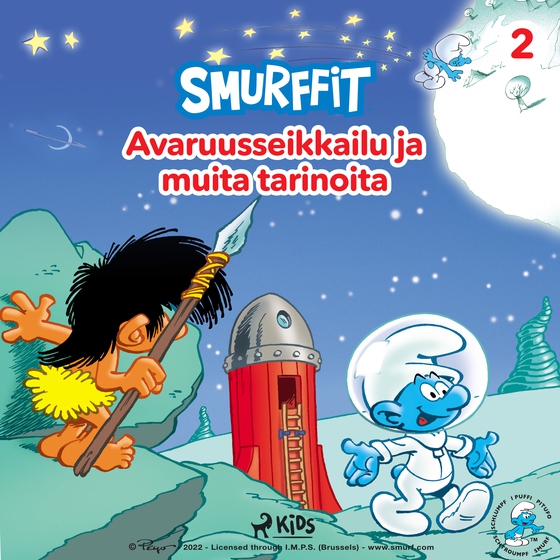 Smurffit - Avaruusseikkailu ja muita tarinoita (lydbog) af Peyo