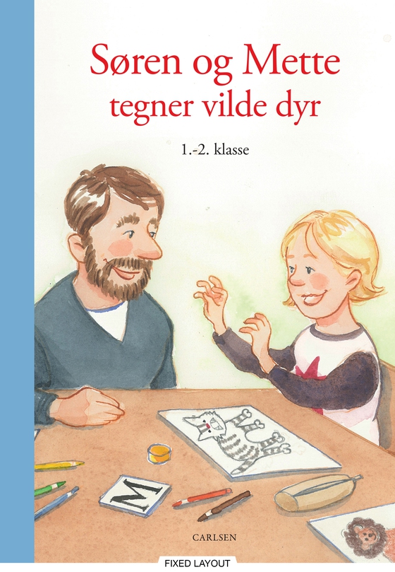 Søren og Mette tegner vilde dyr