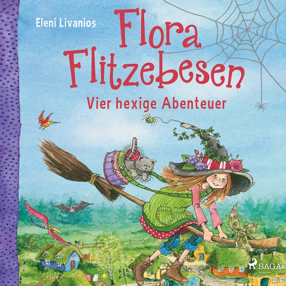 Flora Flitzebesen – Vier hexige Abenteuer (lydbog) af Eleni Livanios