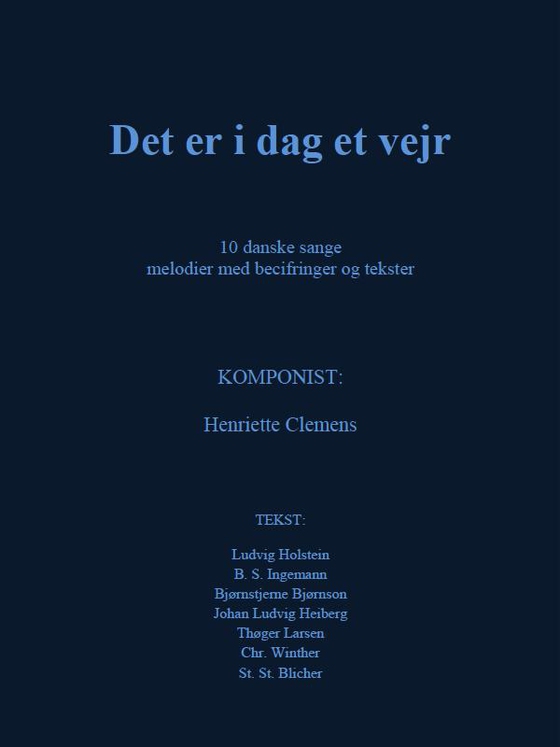 Det er i dag et vejr (e-bog) af Henriette Clemens