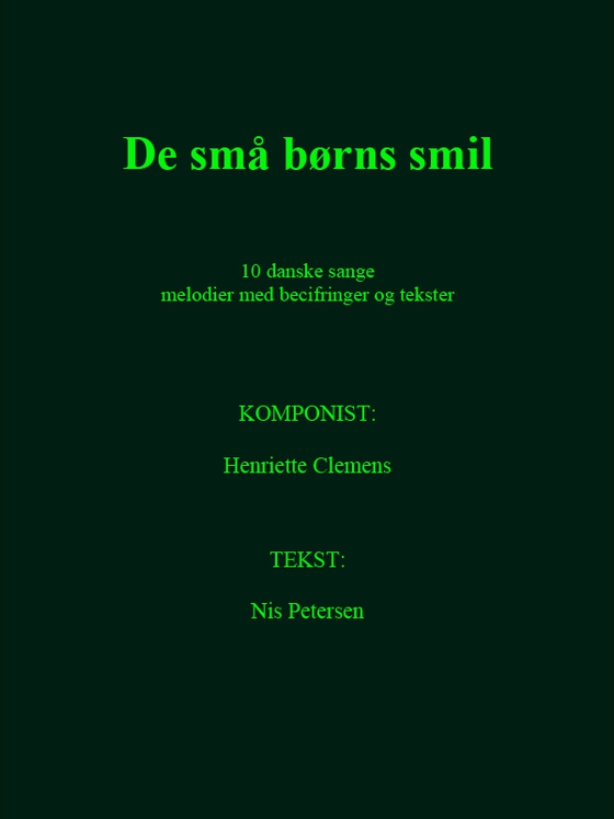 De små børns smil