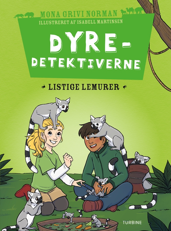 Dyredetektiverne: Listige lemurer (lydbog) af Mona Grivi Norman