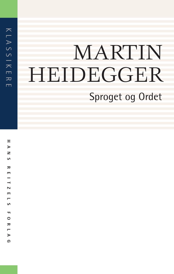 Sproget og Ordet (e-bog) af Martin Heidegger