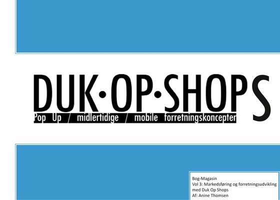 Duk Op Shops vol 3.1 - Markedsføring og forretningsudvikling med Duk Op Shops (e-bog) af Anine Thomsen