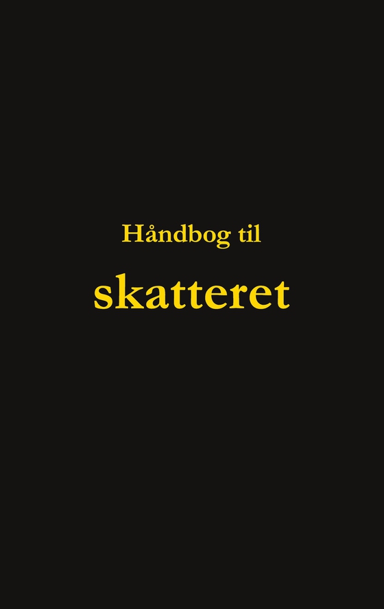 Håndbog til skatteret (e-bog) af Wasiim Bahr