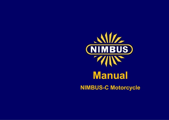 Nimbus-C Manual - 1934  - 1959 (e-bog) af Knud Jørgensen