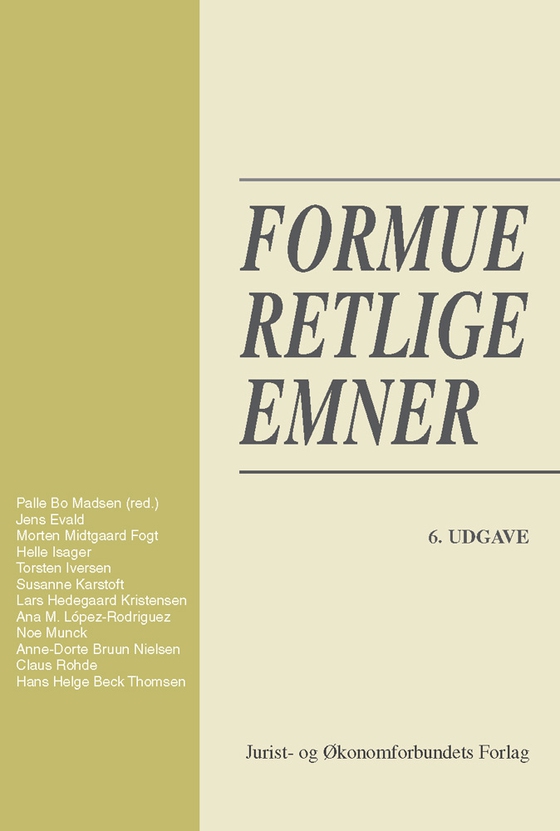 Formueretlige emner (e-bog) af Jens Evald