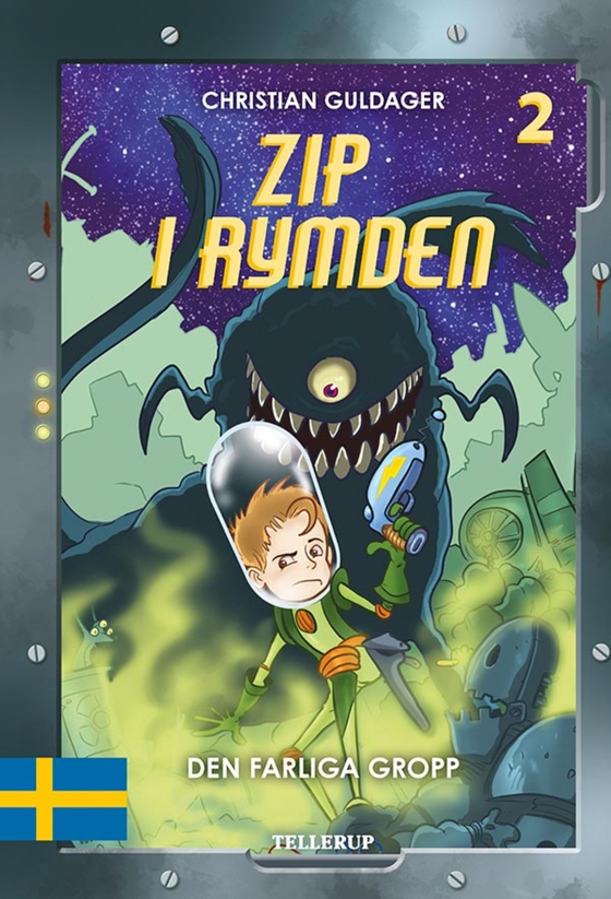 Zip i rymden #2: Den farliga Gropp (e-bog) af Christian Guldager