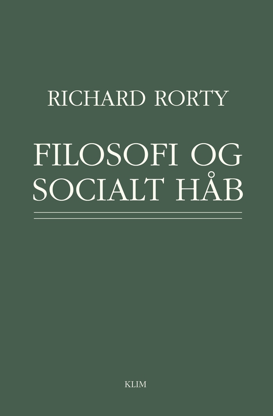 Filosofi og socialt håb