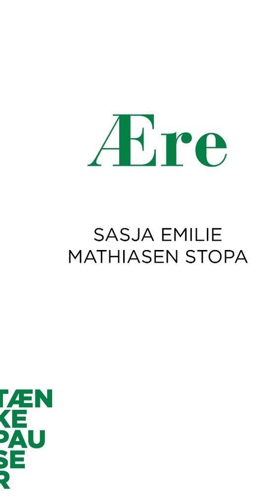 Ære (lydbog) af Sasja Emilie Mathiasen Stopa