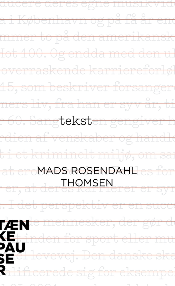 Tekst (lydbog) af Mads Rosendahl Thomsen