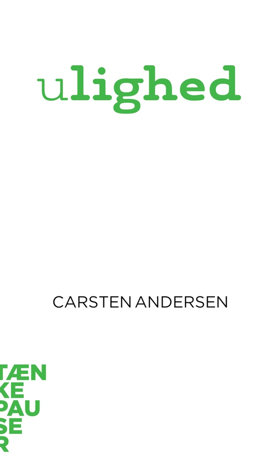 Ulighed (e-bog) af Carsten Andersen