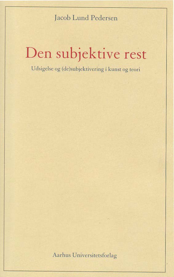 Den subjektive rest