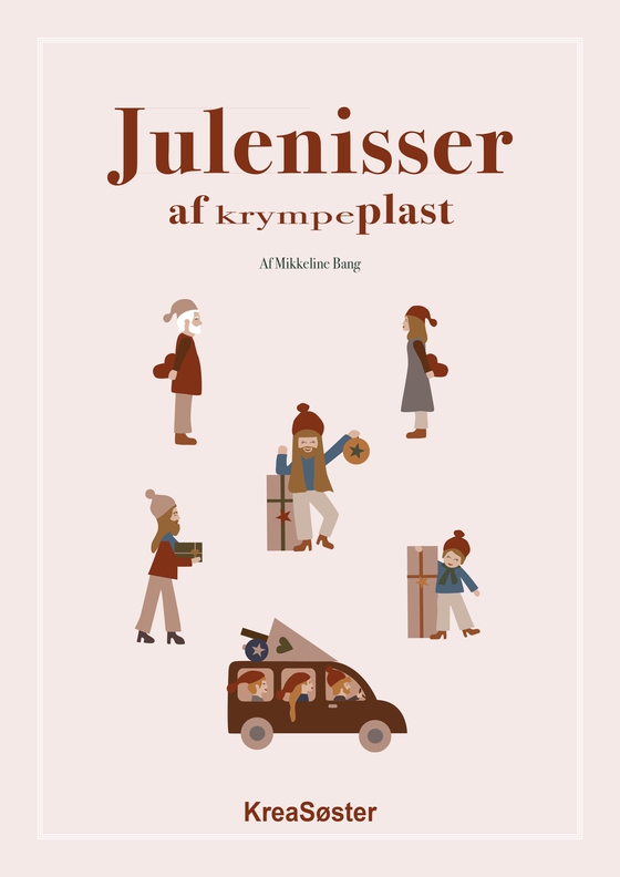 Julenisser af krympeplast