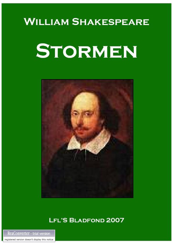 Stormen (e-bog) af William Shakespeare