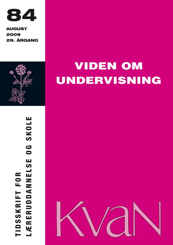Viden om undervisning - KvaN 84 (e-bog) af Per Fibæk Laursen m.fl.