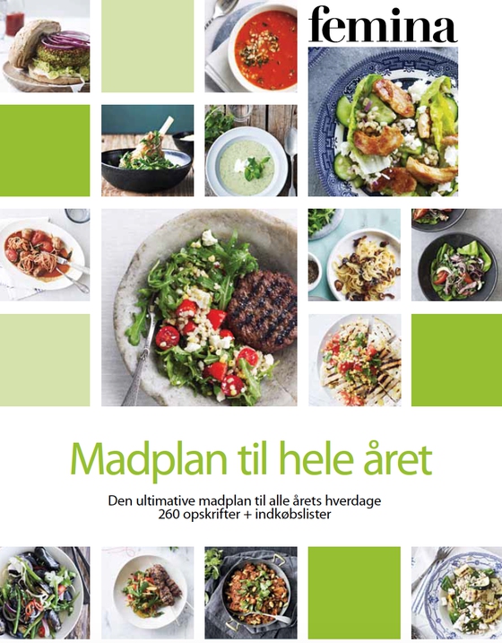 Madplan til hele året - 260 opskrifter + indkøbslister (e-bog) af Magasinet Femina