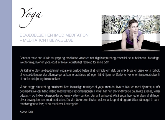 Yoga - Bevægelse hen imod meditation - meditation i bevægelse (e-bog) af Kathrine Kold