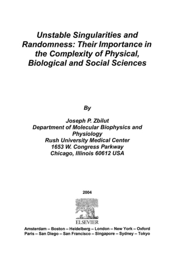 Unstable Singularities and Randomness (e-bog) af Zbilut, Joseph P.