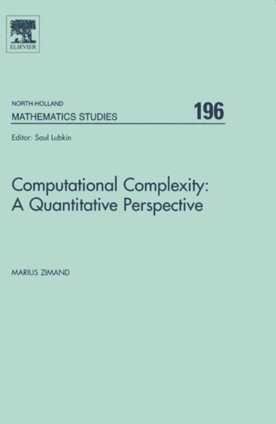 Computational Complexity: A Quantitative Perspective (e-bog) af Zimand, Marius