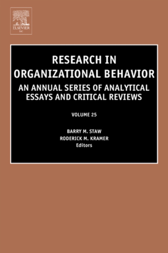 Research in Organizational Behavior