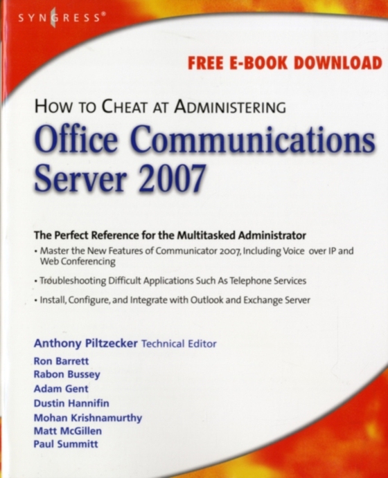 How to Cheat at Administering Office Communications Server 2007 (e-bog) af Piltzecker, Anthony