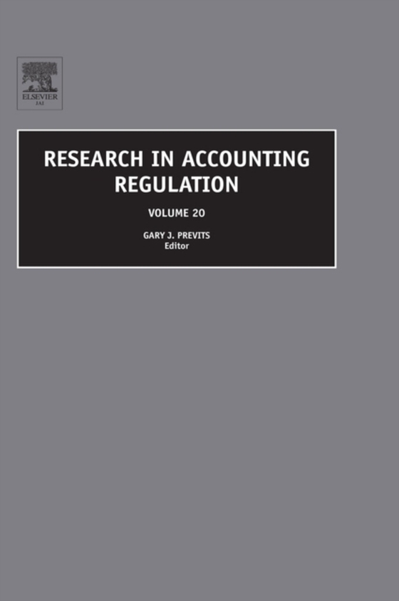 Research in Accounting Regulation (e-bog) af -