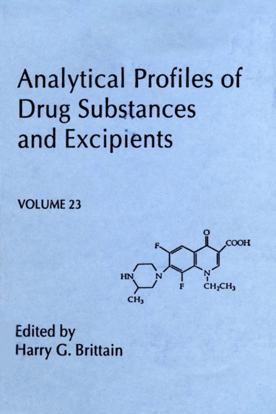 Analytical Profiles of Drug Substances and Excipients