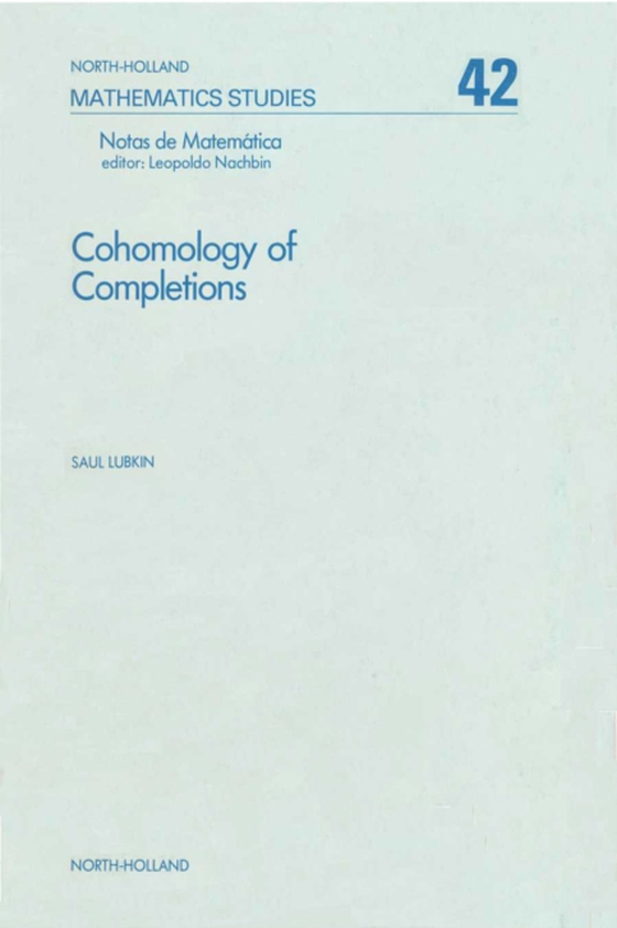 Cohomology of Completions (e-bog) af -