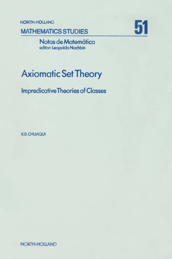 Axiomatic Set Theory (e-bog) af Chuaqui, R.B.
