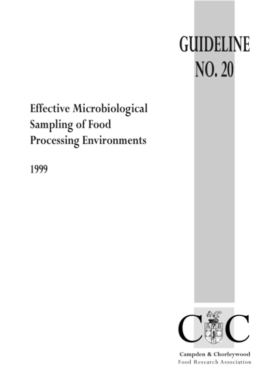 Effective microbiological sampling of food processing environments (1999) (e-bog) af Dr. John Holah