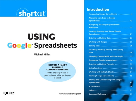 Using Google Spreadsheets (Digital Short Cut) (e-bog) af Miller, Michael R.