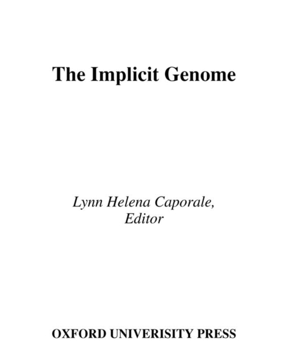 Implicit Genome (e-bog) af -