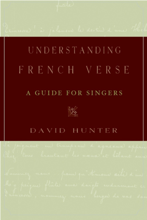 Understanding French Verse (e-bog) af Hunter, David