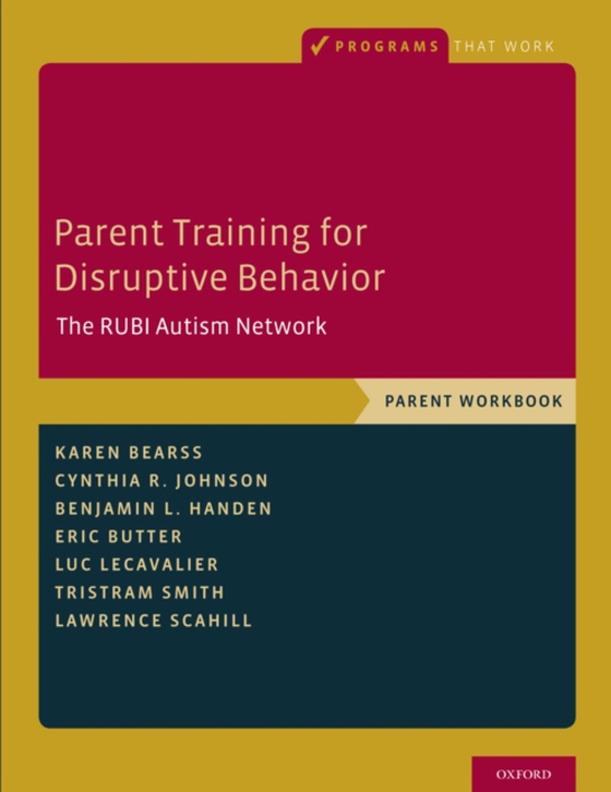 Parent Training for Disruptive Behavior (e-bog) af Scahill, Lawrence