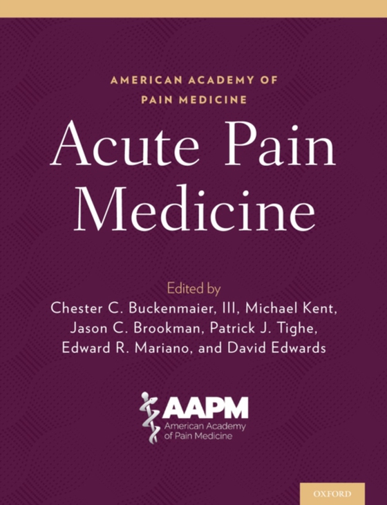 Acute Pain Medicine (e-bog) af -