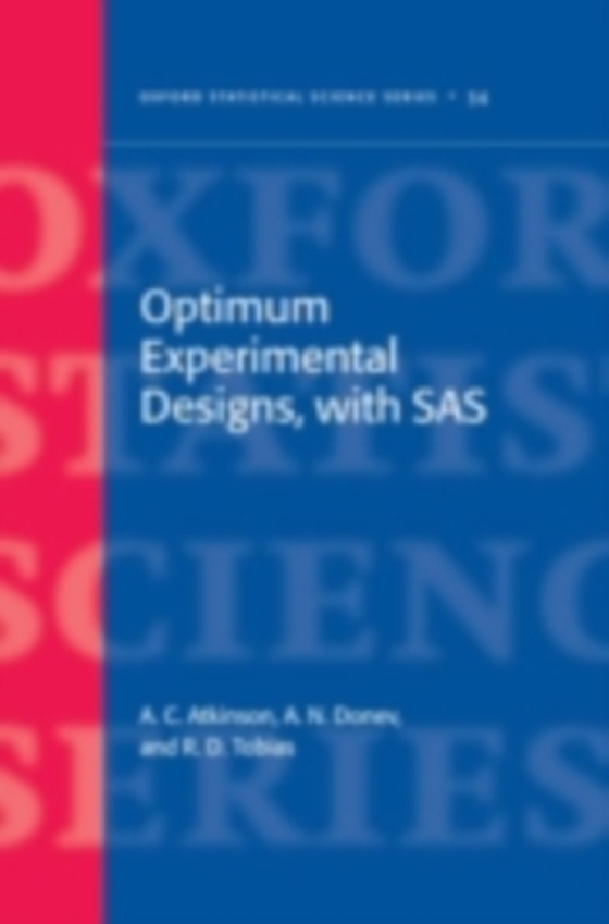 Optimum Experimental Designs, With SAS (e-bog) af Tobias, Randall