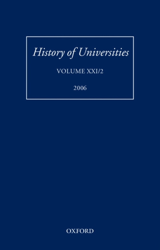 History of Universities (e-bog) af -