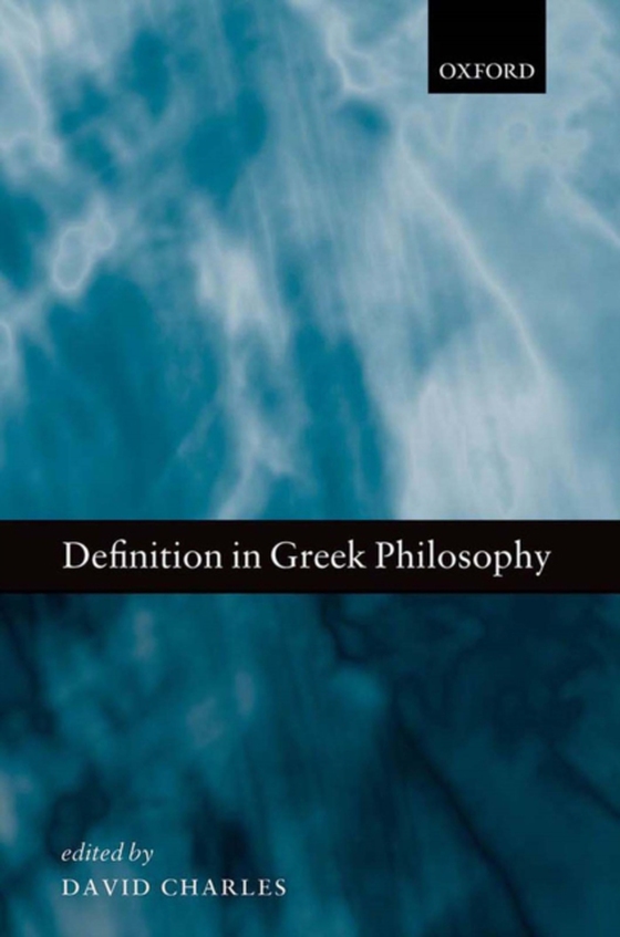 Definition in Greek Philosophy (e-bog) af -