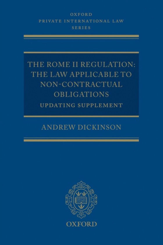 Rome II Regulation (e-bog) af Dickinson, Andrew