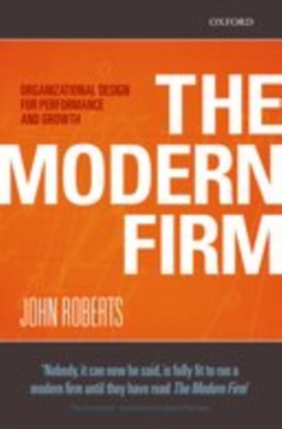 Modern Firm (e-bog) af Roberts, John