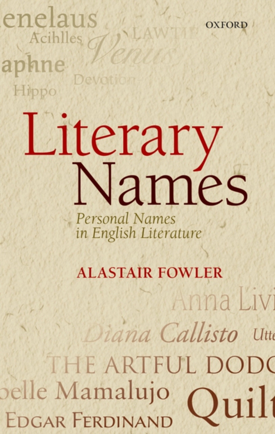 Literary Names (e-bog) af Fowler, Alastair