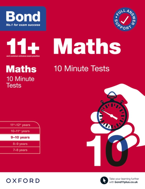 Bond 11+: Bond 11+ 10 Minute Tests Maths 9-10 years (e-bog) af Lindsay, Sarah